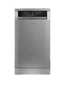 Whirlpool Adp502Ix 10 Place Slimline Dishwasher - Stainless Steel
